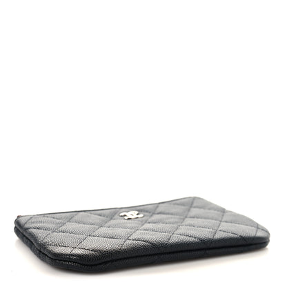 Chanel Caviar Quilted Small Cosmetic Case Black 4 of 8