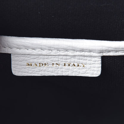 Burberry Grainy Calfskin House Check Small Banner Tote Limestone 7 of 12