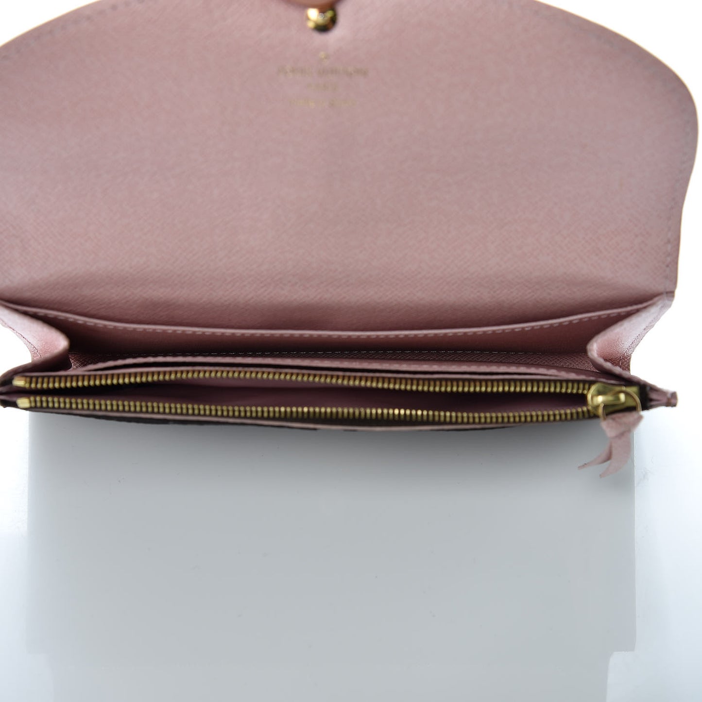 Damier Ebene Caissa Wallet Rose Ballerine