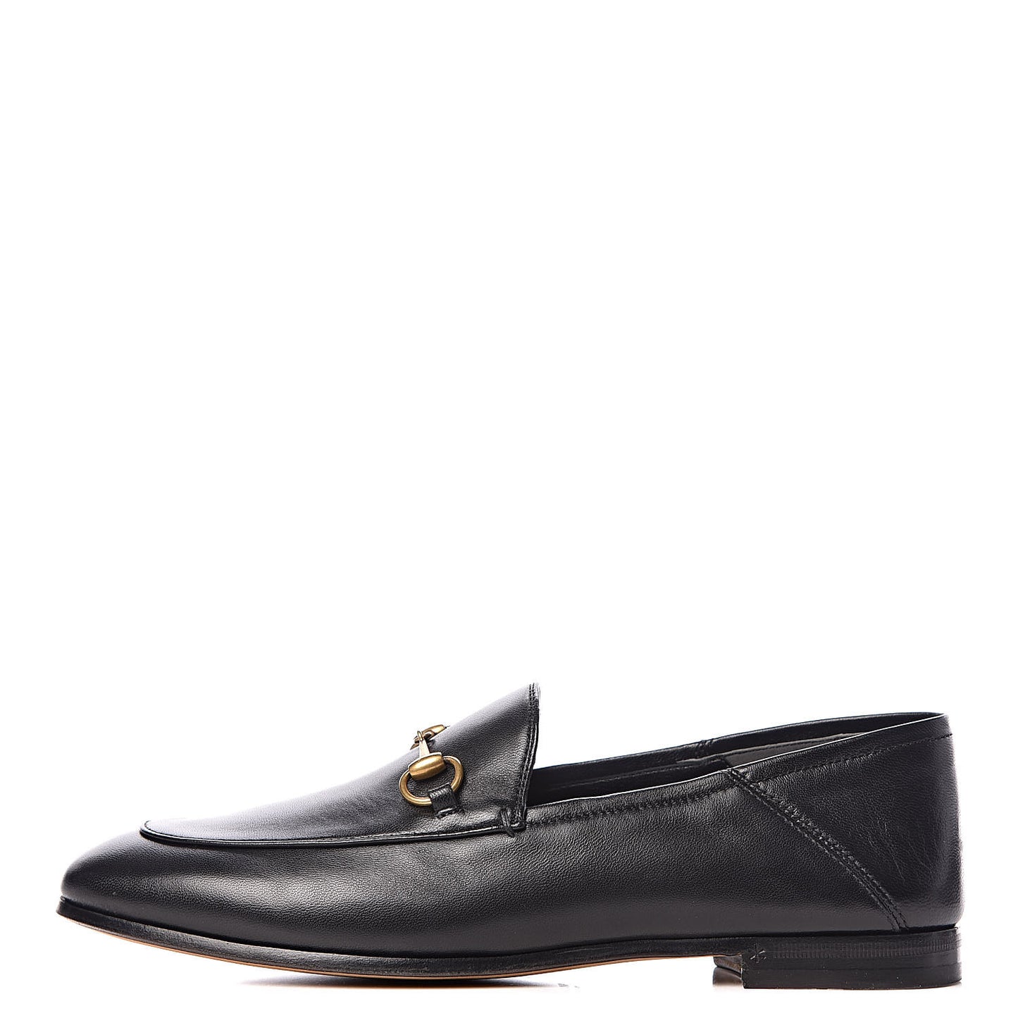 Lambskin Womens Brixton Horsebit Loafers 39 Black