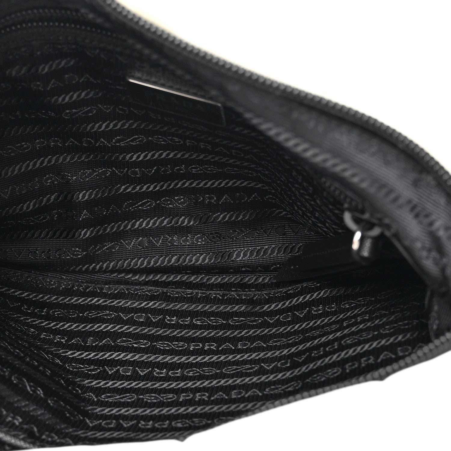 Prada Nylon New Vela Studded Messenger White Fuoco 5 of 9