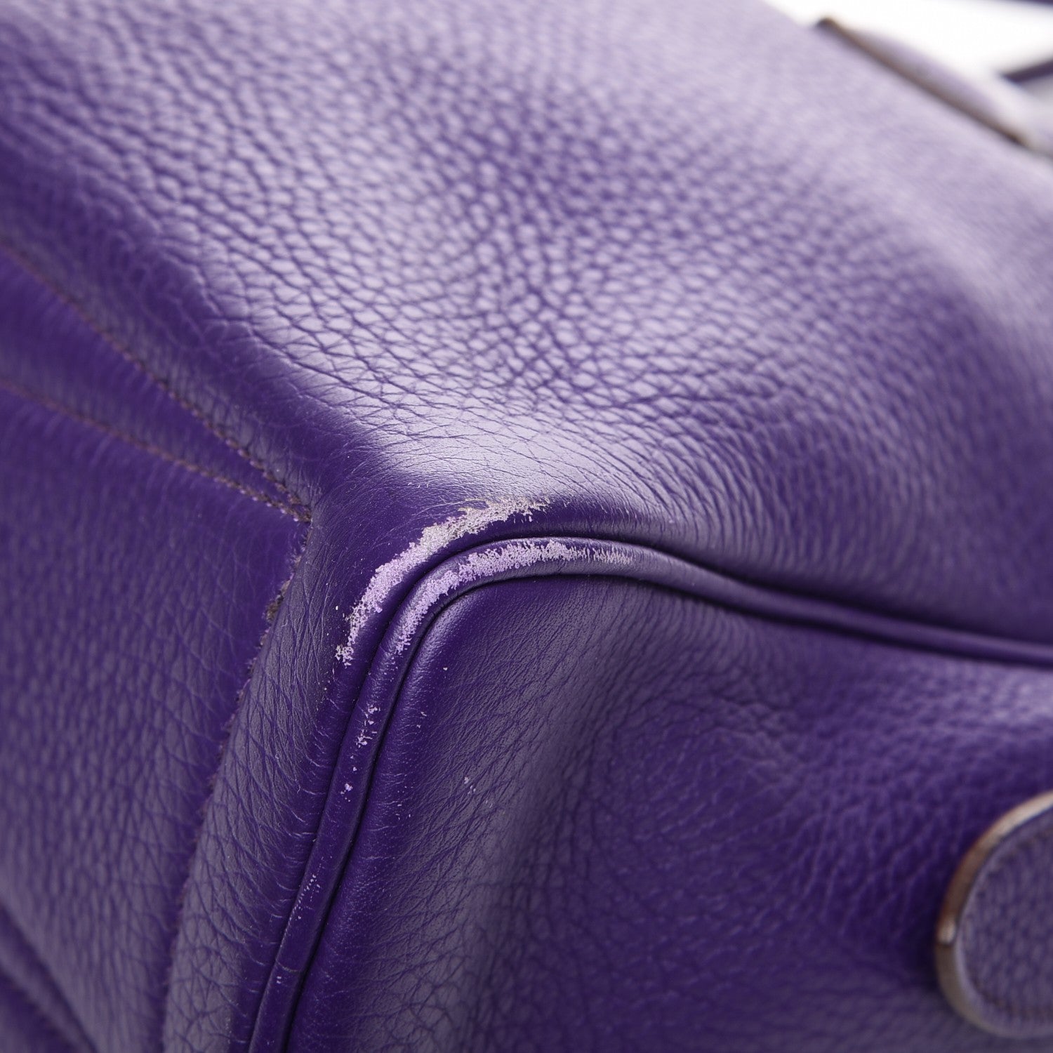 Hermes Taurillon Clemence Victoria Elan 38 Iris 12 of 12