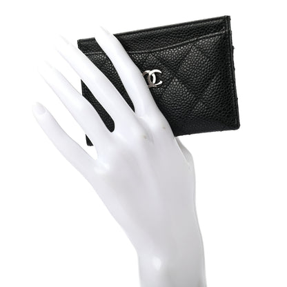 Chanel Caviar Quilted Card Holder Black 2 of 9