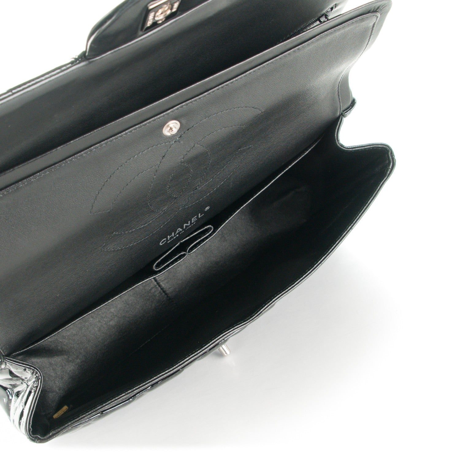 Chanel Patent Quilted Jumbo Double Flap Black 5 of 8
