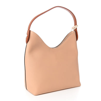 Louis Vuitton Calfskin Lockme Hobo Beige 2 of 8