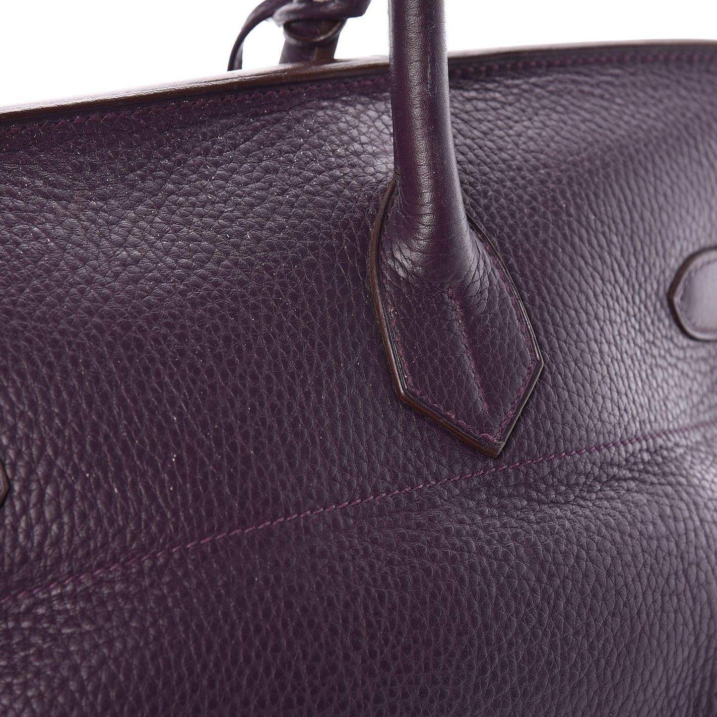 Taurillon Clemence JPG Birkin 42 Raisin