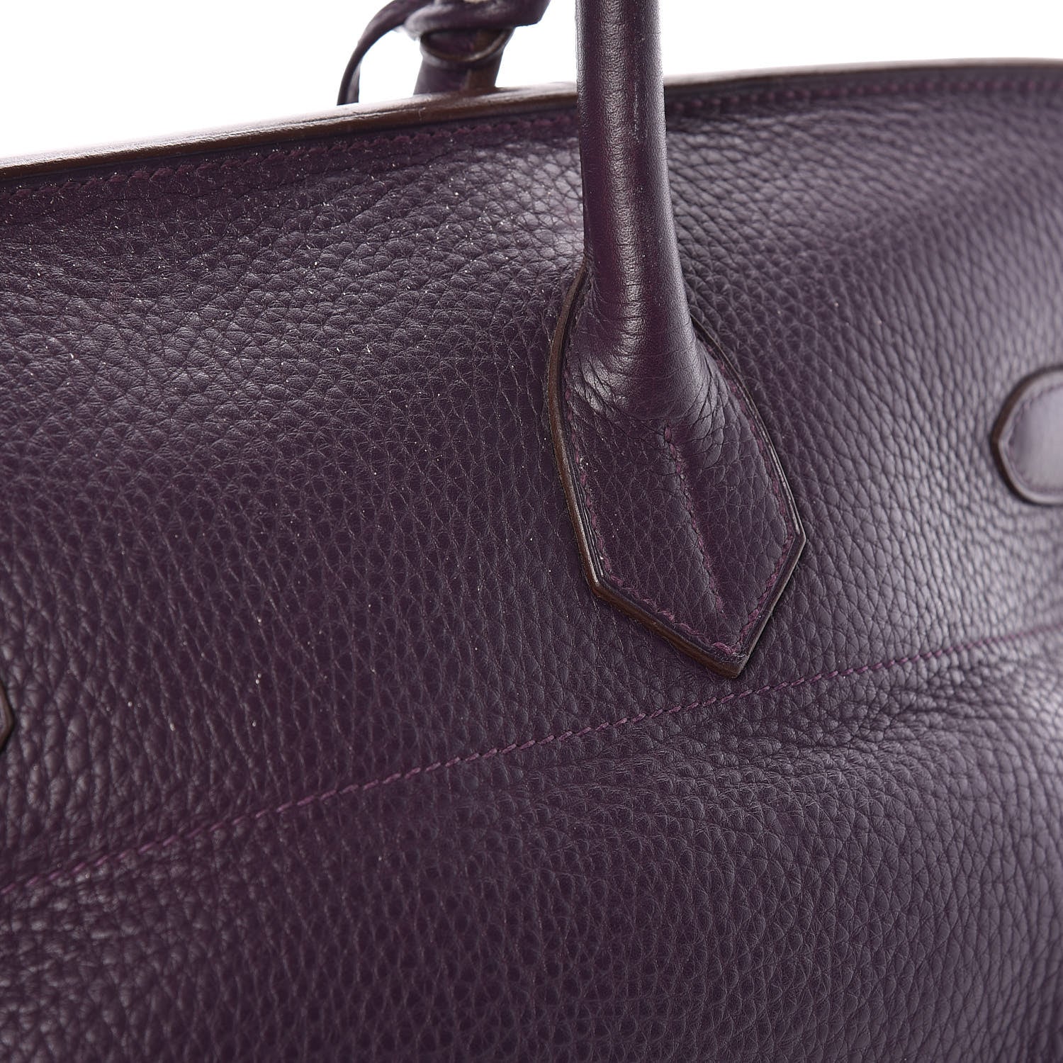 Hermes Taurillon Clemence JPG Birkin 42 Raisin 34 of 56