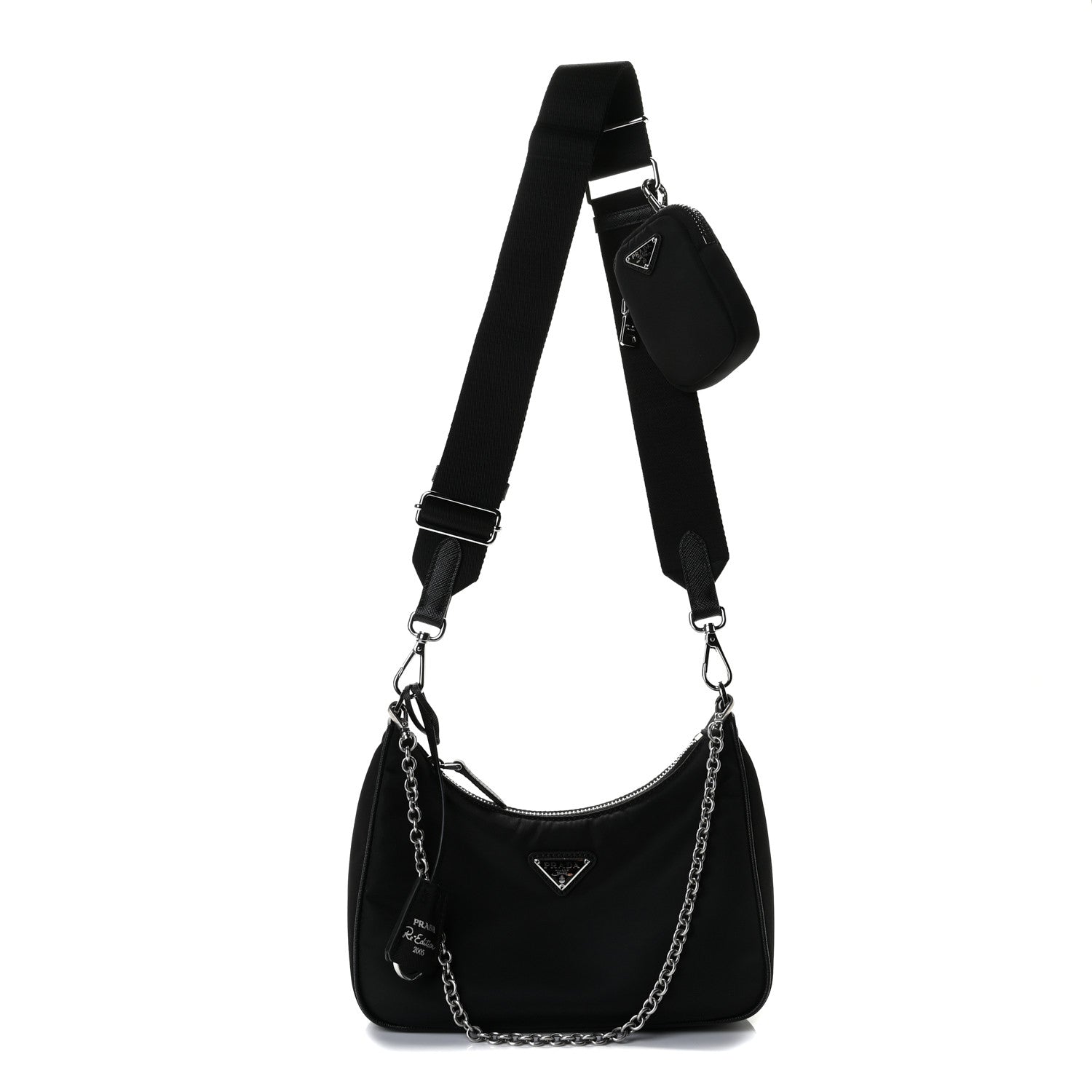 Prada Nylon Re-Edition 2005 Shoulder Bag Black 1 of 10