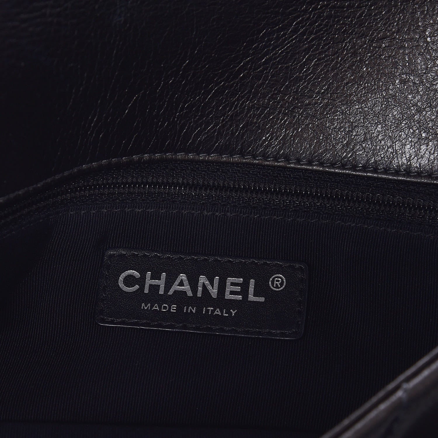 Chanel Metallic Aged Calfskin Quilted Small Chain Me Flap Black 6 of 10
