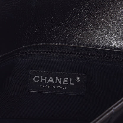 Chanel Metallic Aged Calfskin Quilted Small Chain Me Flap Black 6 of 10