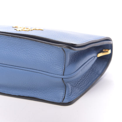 Prada Vitello Daino Flap Crossbody Mare 9 of 10