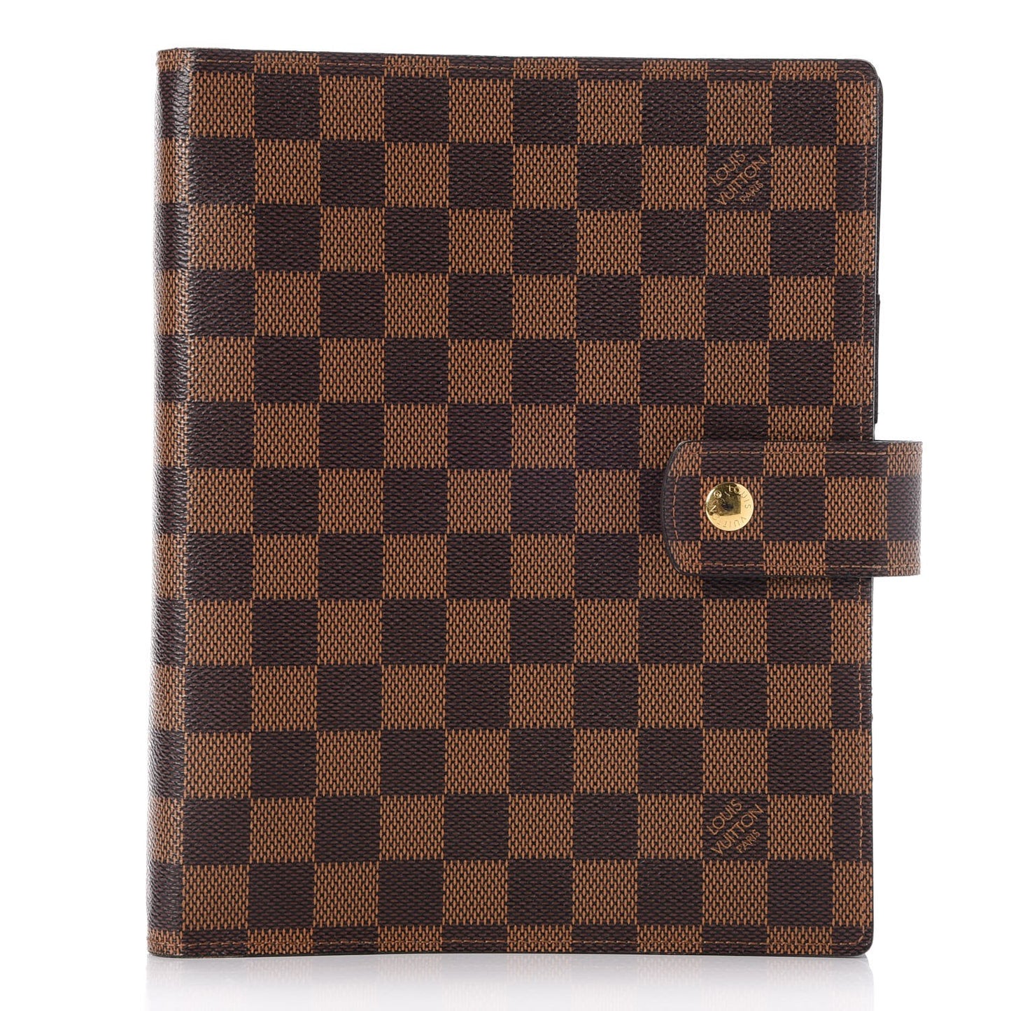 Damier Ebene Large Ring Agenda Cover