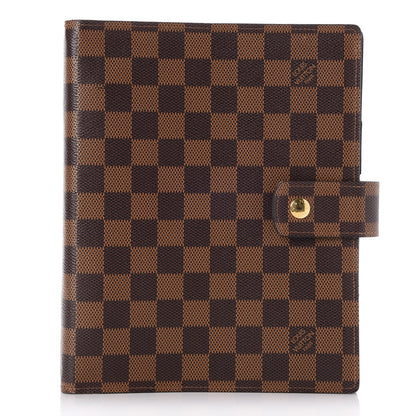 Louis Vuitton Damier Ebene Large Ring Agenda Cover 1 of 7
