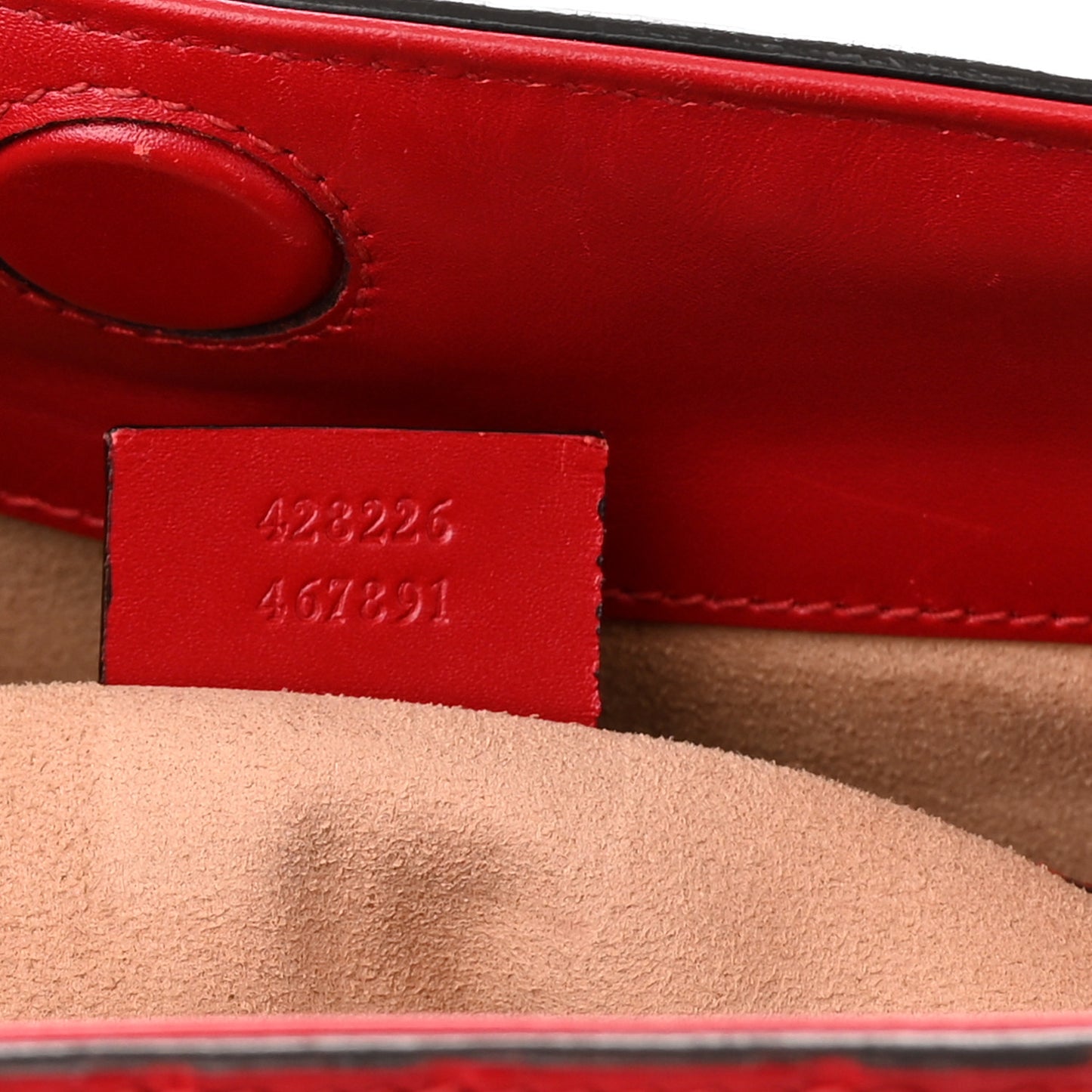 Guccissima Linea A Foldover Tote Red