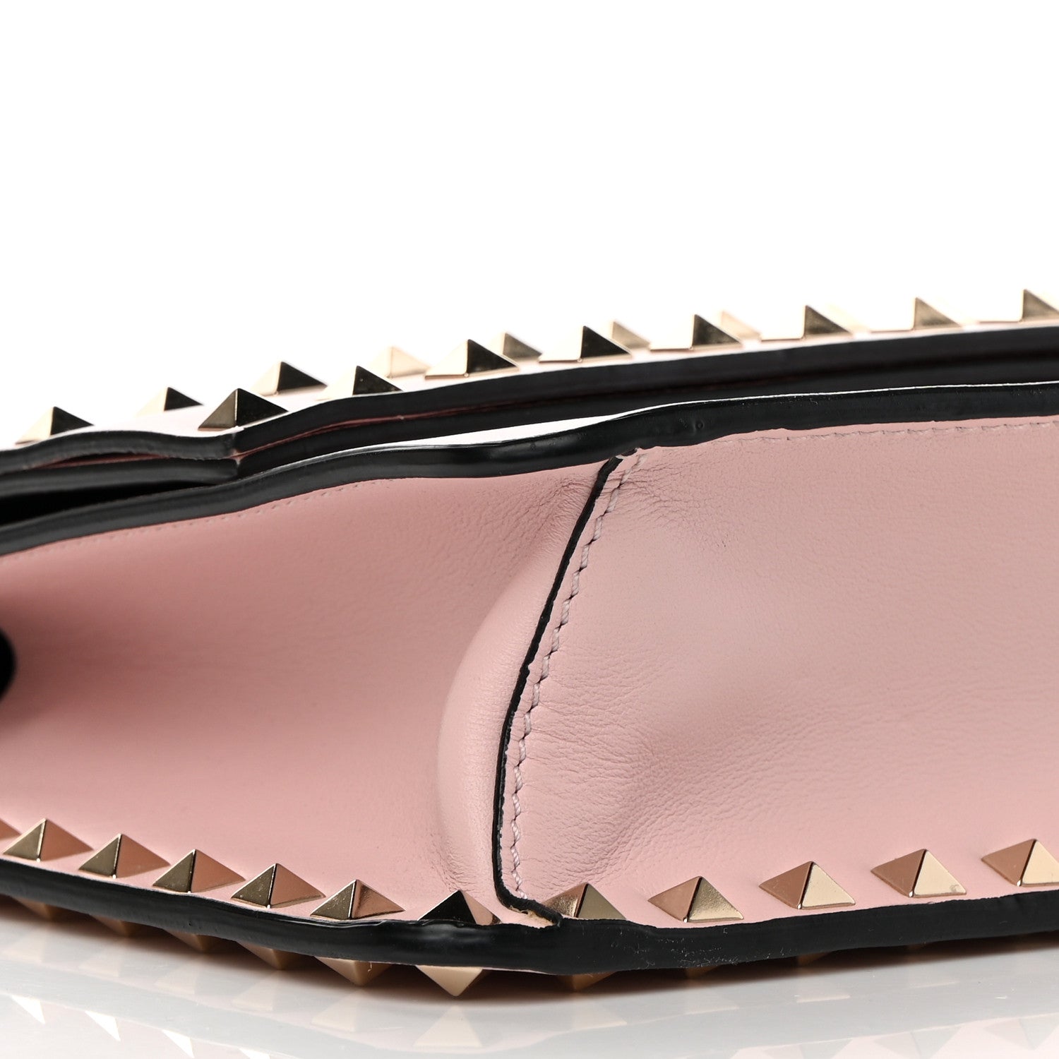 Valentino Garavani Vitello Rockstud Side Slip Crossbody Pink 8 of 13