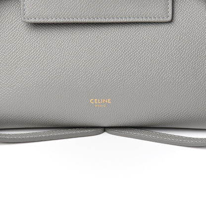 Celine Grained Calfskin Nano Belt Bag Cloud 9 of 9