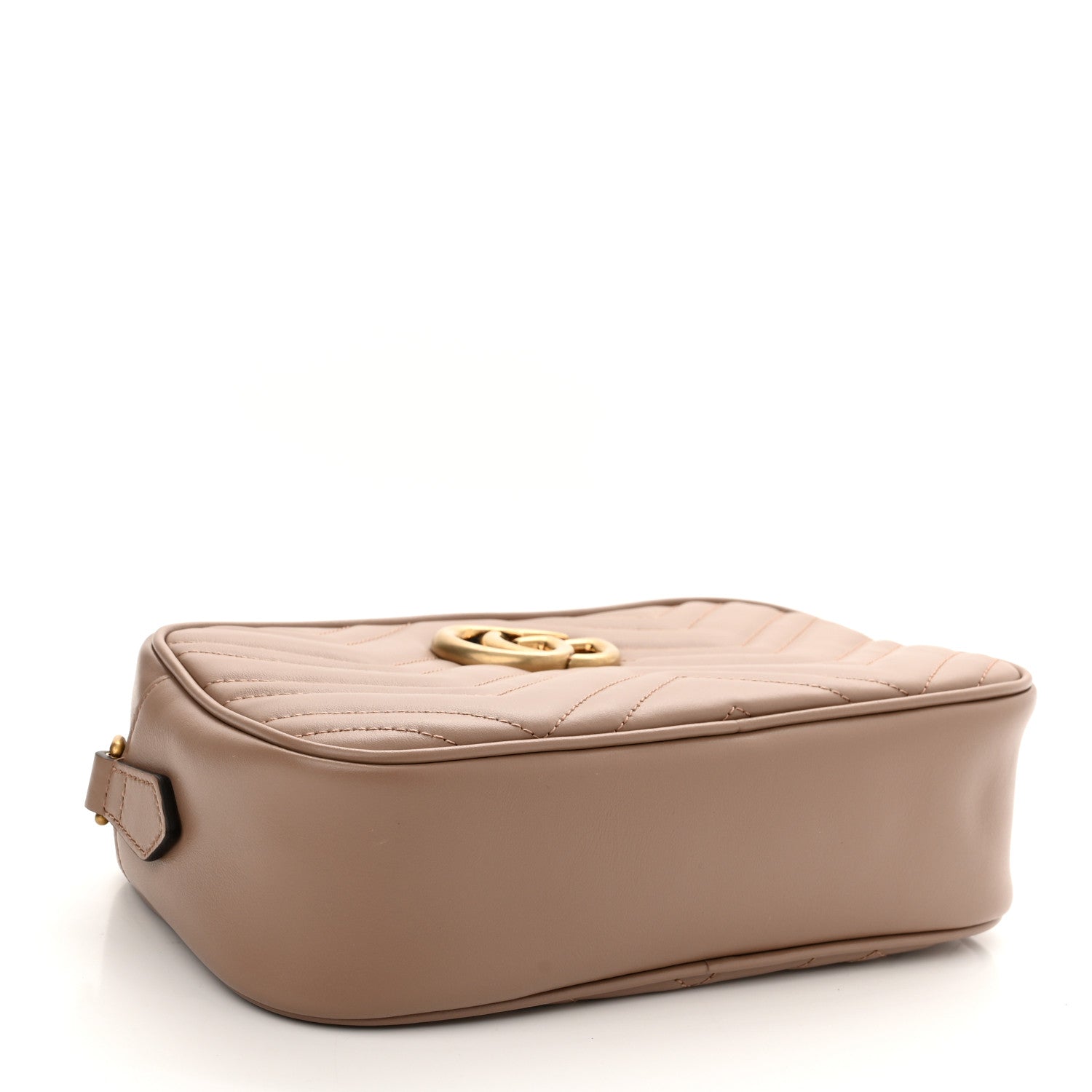 Gucci Calfskin Matelasse Small GG Marmont Chain Shoulder Bag Porcelain Rose 4 of 10