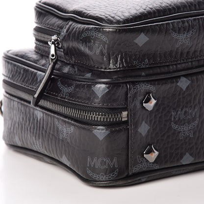 MCM Visetos Toiletry Case Black 8 of 9