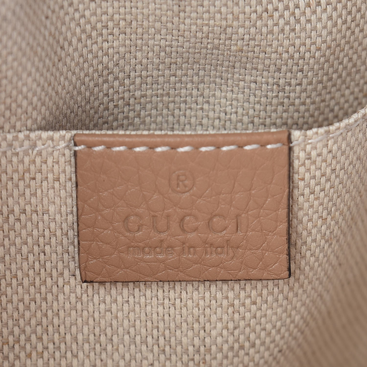 Gucci Pebbled Calfskin Small Soho Disco Bag Camelia 6 of 11
