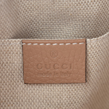 Gucci Pebbled Calfskin Small Soho Disco Bag Rose Beige 6 of 11