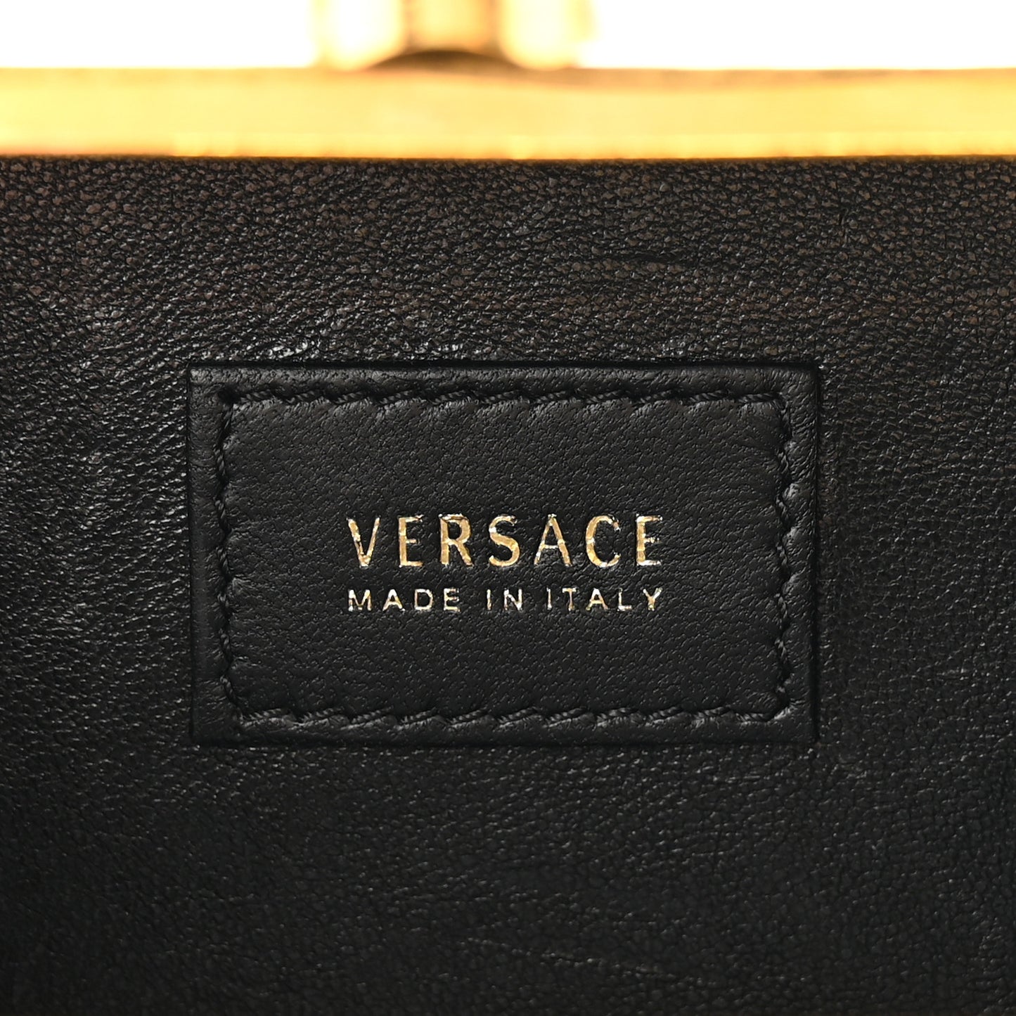 Saffiano Virtus Square Shoulder Bag Black
