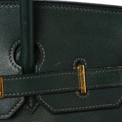 Hermes Gulliver Birkin 35 Vert Fonce 23 of 31