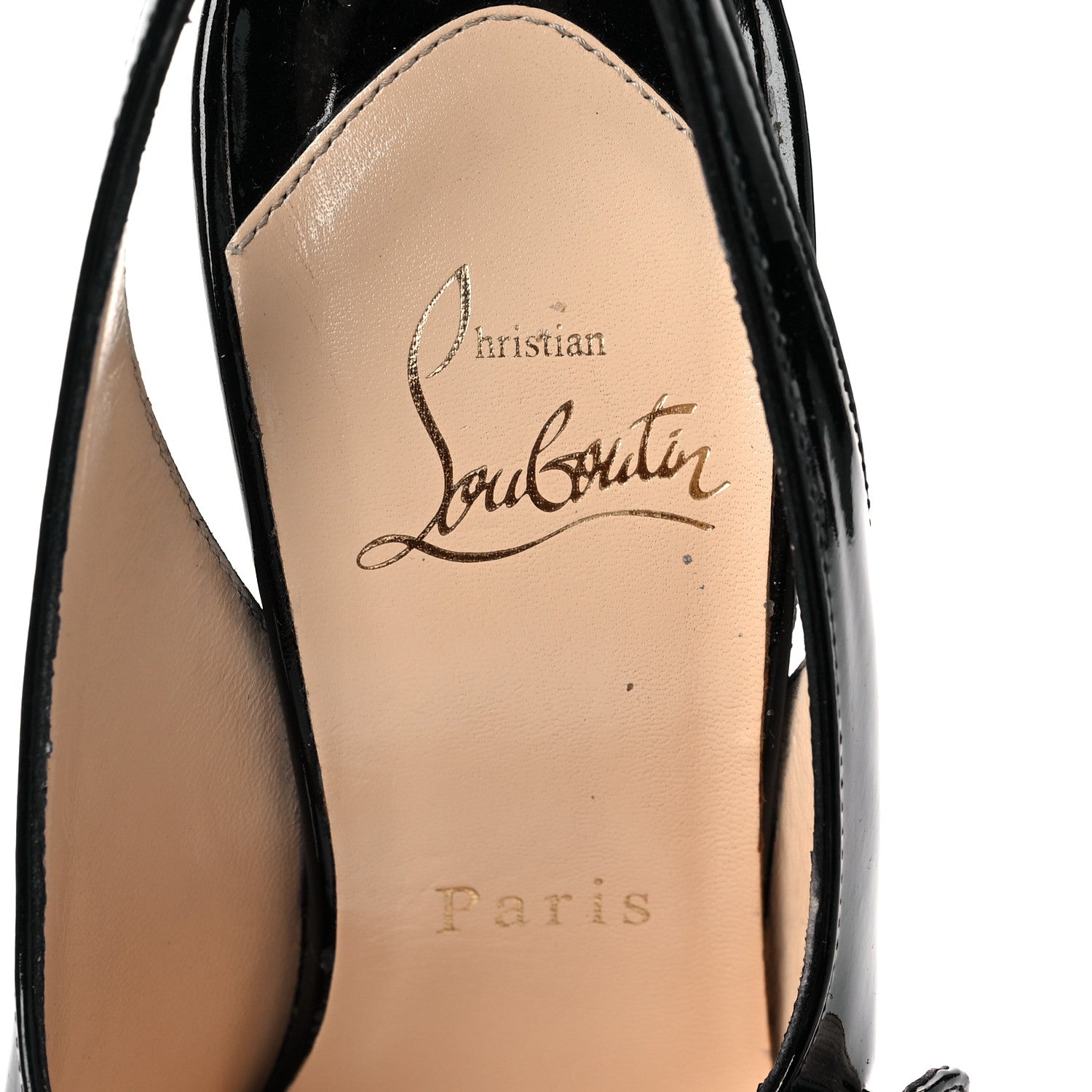 Christian Louboutin Patent Rolande Boucle 120 Pumps 39.5 Black 6 of 9
