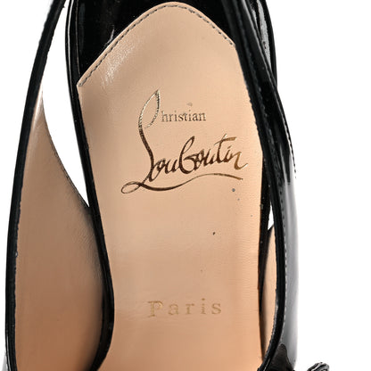 Christian Louboutin Patent Rolande Boucle 120 Pumps 39.5 Black 6 of 9