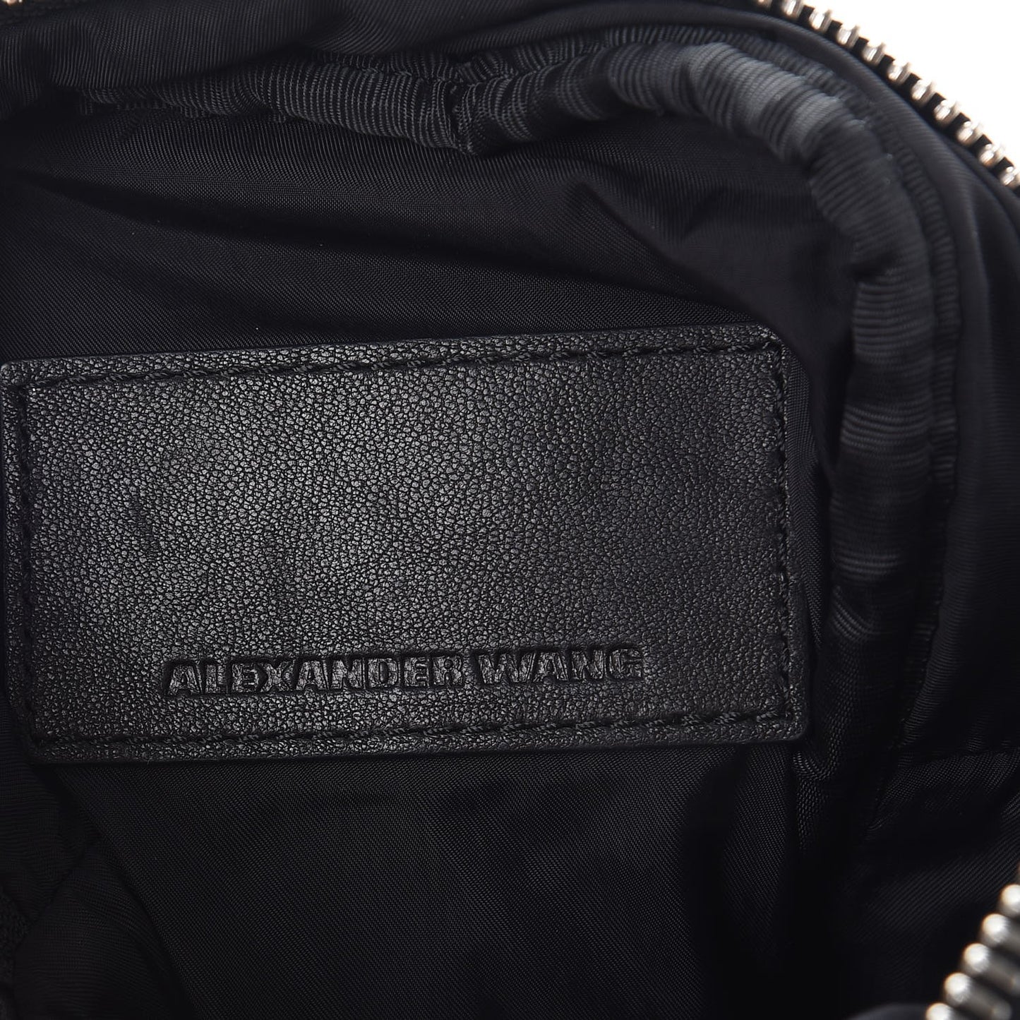 Washed Lambskin Brenda Chain Bag Black