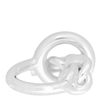 Hermes Sterling Silver GM Croisette Ring 50 5.5 3 of 6
