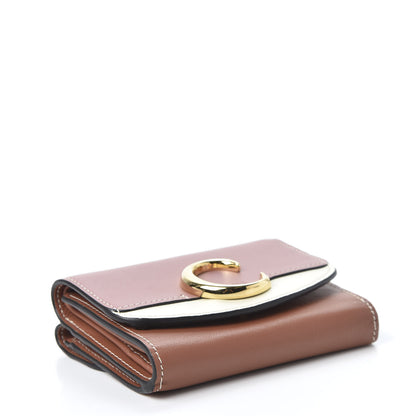 Chloe Smooth Calfskin Small C Tri-Fold Wallet Rusty Pink 3 of 10