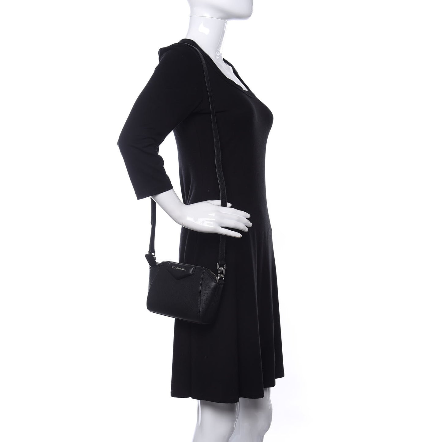 Sugar Goatskin Nano Antigona Black