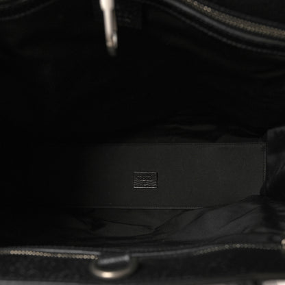 Gucci Econyl Nylon Monogram Off The Grid Long Tote Bag Black 5 of 11