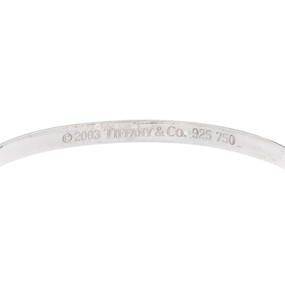 Tiffany Sterling Silver 18K Yellow Gold Heart Buckle Bracelet 3 of 3