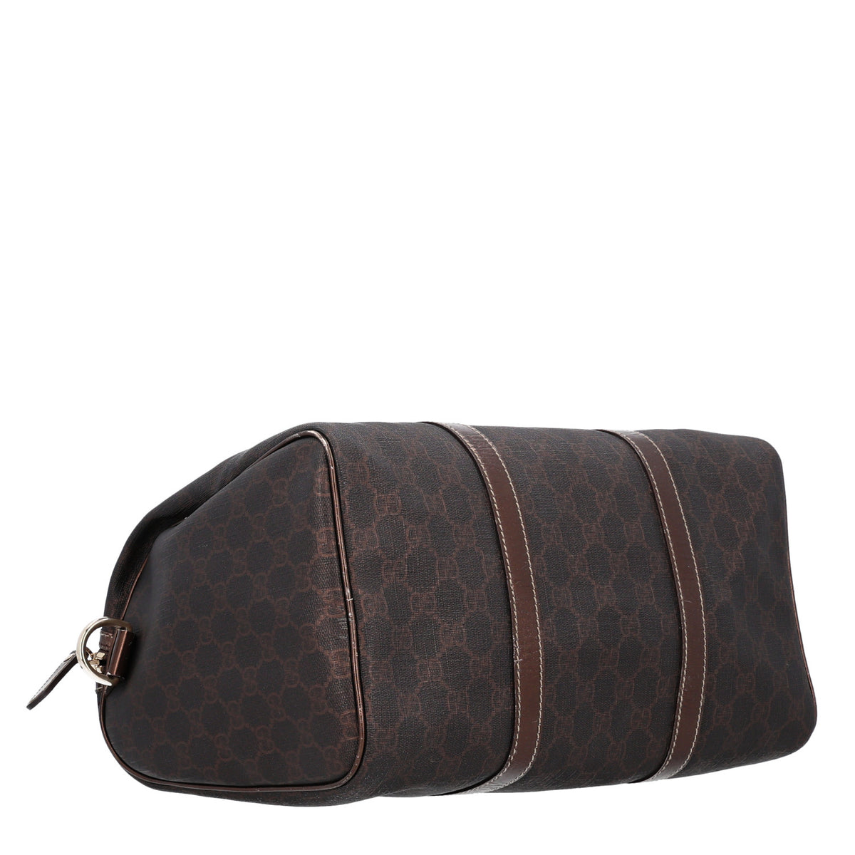 Gucci GG Supreme Monogram Medium Joy Boston Dark Brown Bronze 6 of 12