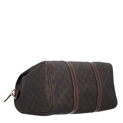 Gucci GG Supreme Monogram Medium Joy Boston Dark Brown Bronze 6 of 12