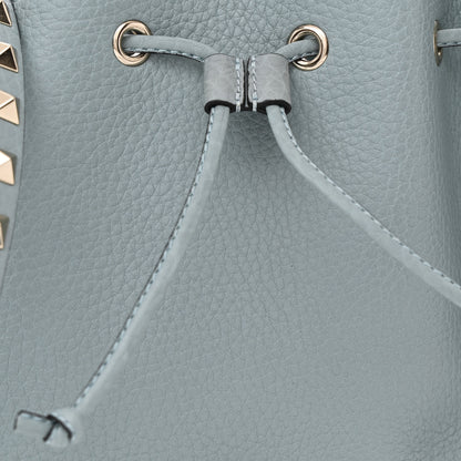 Valentino Garavani Grained Calfskin Rockstud Bucket Bag Amadeus 7 of 9