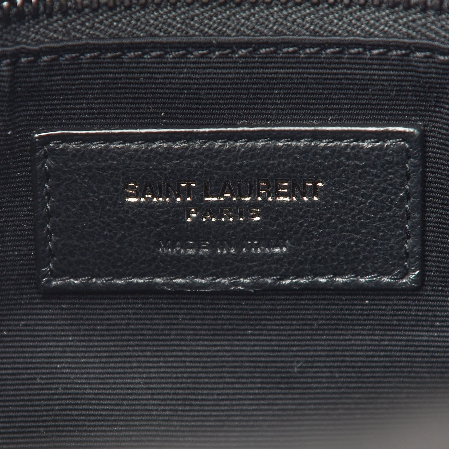 Saint Laurent Lambskin Quilted Small Loulou Puffer Monogram Chain Satchel Black 5 of 7