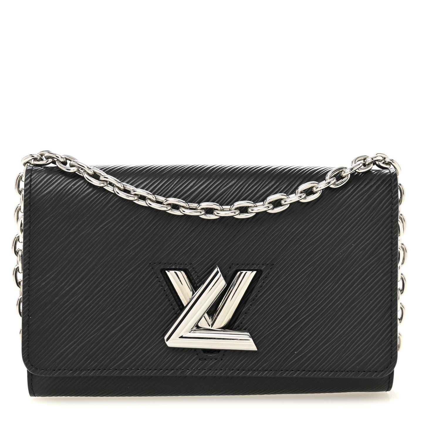 Epi Twist Chain Wallet Black