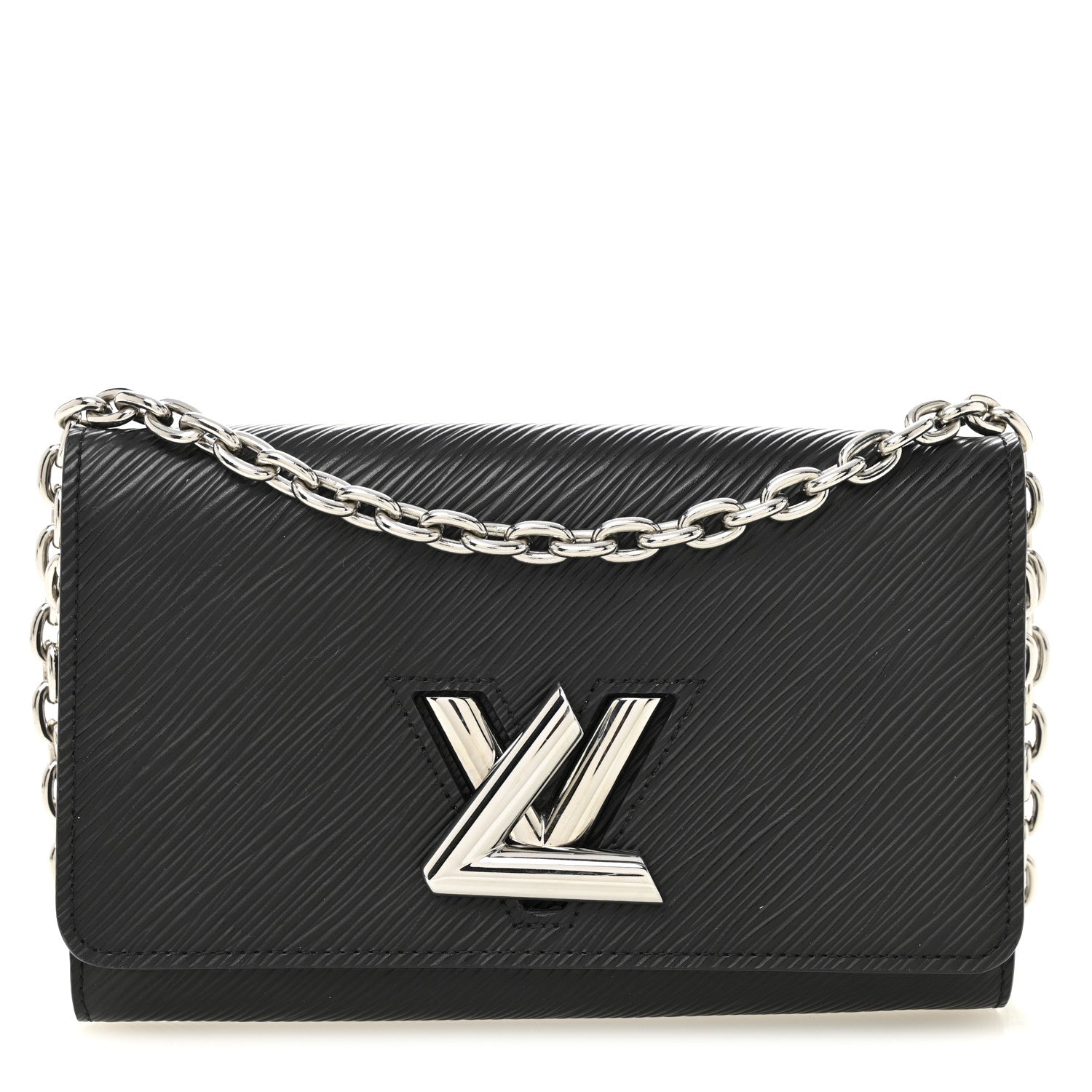 Louis Vuitton Epi Twist Chain Wallet Black 1 of 10