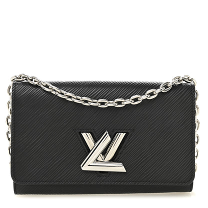 Louis Vuitton Epi Twist Chain Wallet Black 1 of 10