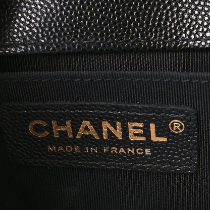 Chanel Caviar Quilted Medium Boy Flap Black 6 of 9