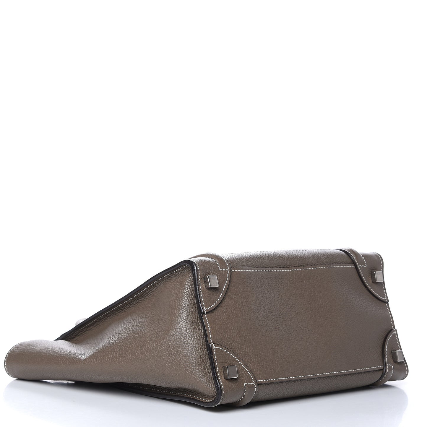 Drummed Calfskin Micro Luggage Souris