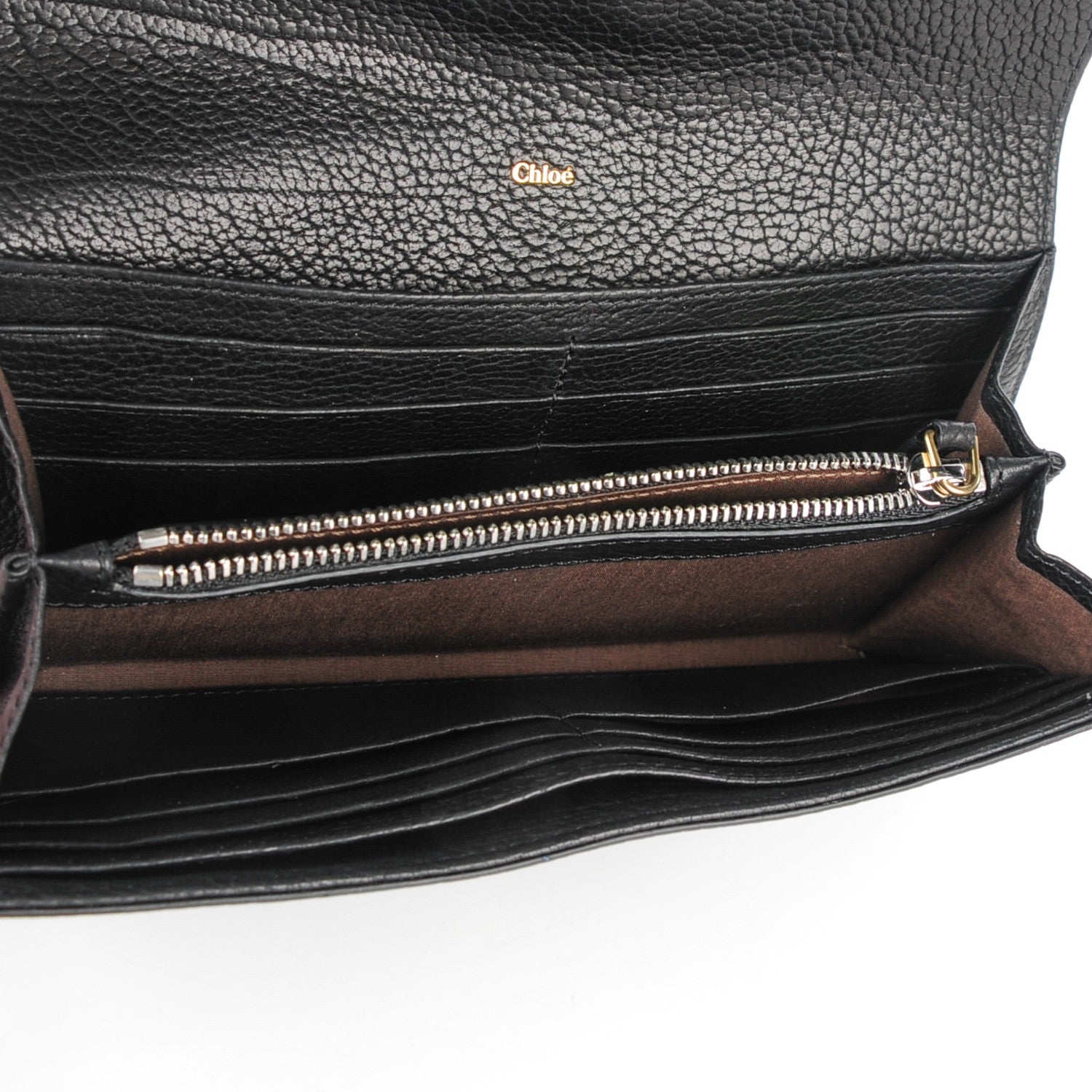 Chloe Calfskin Aurore Wallet Black 5 of 8