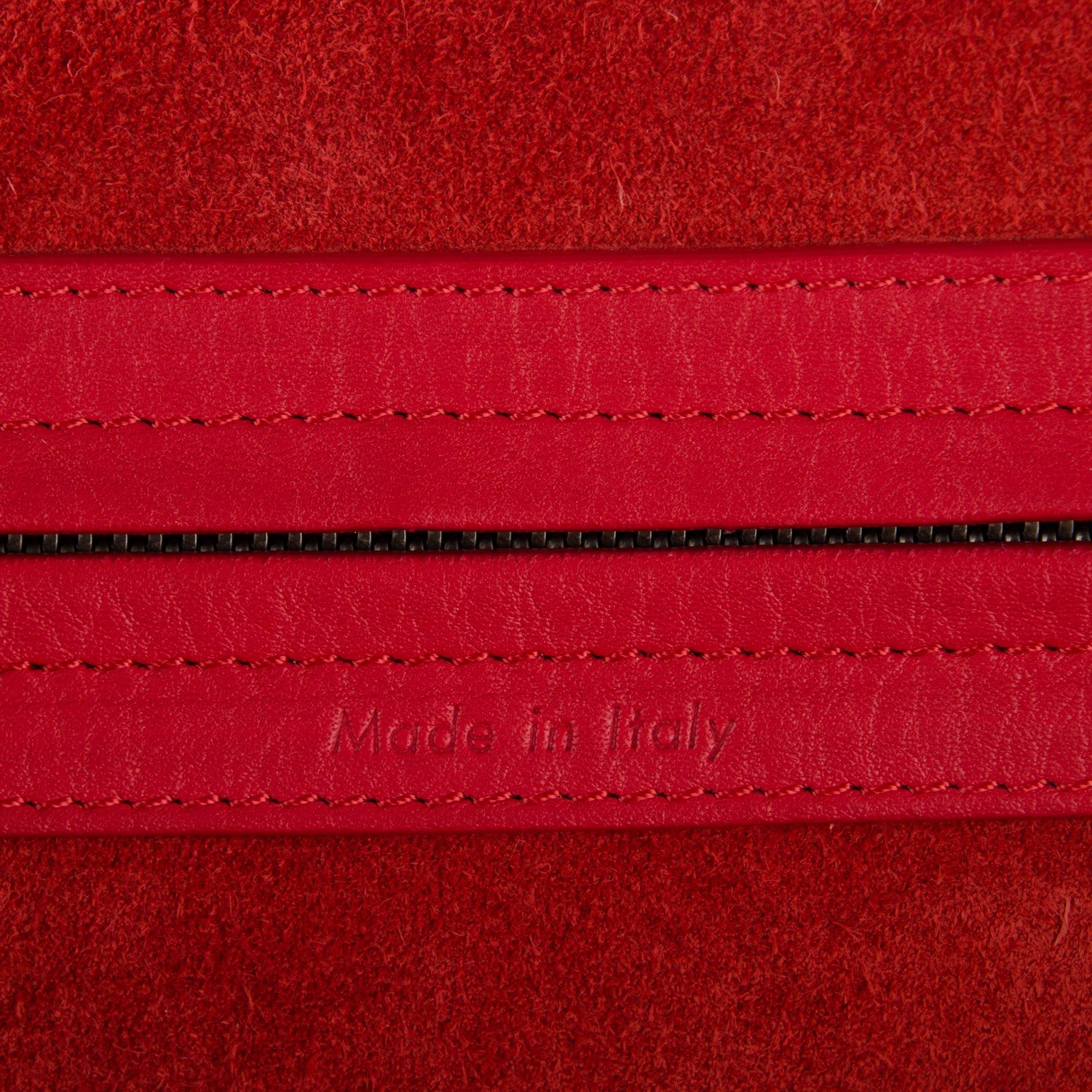 Celine Supple Calfskin Medium Phantom Luggage Red 7 of 9