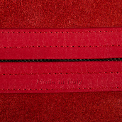 Celine Supple Calfskin Medium Phantom Luggage Red 7 of 9