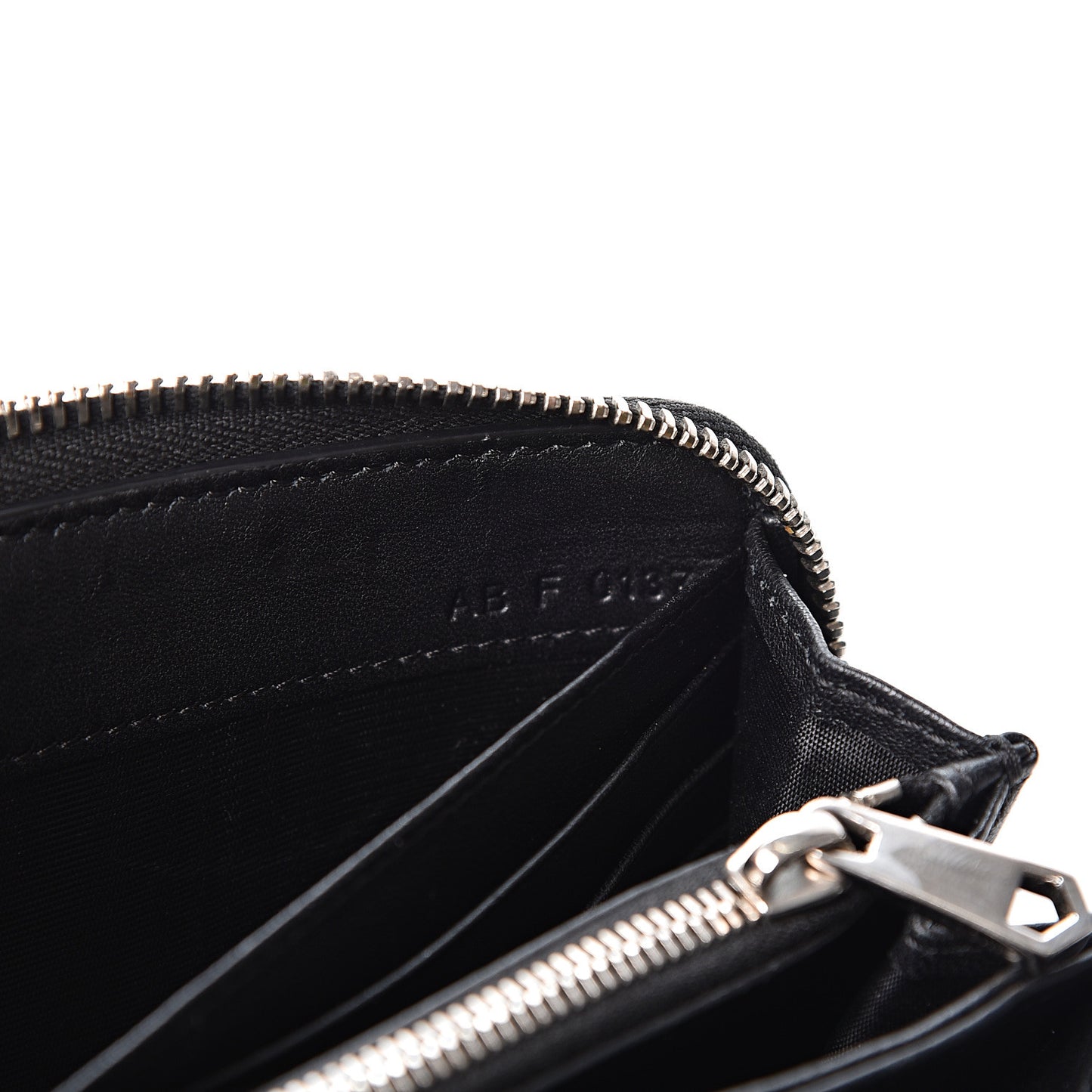 Sugar Goatskin Pandora Zip Around Wallet Black