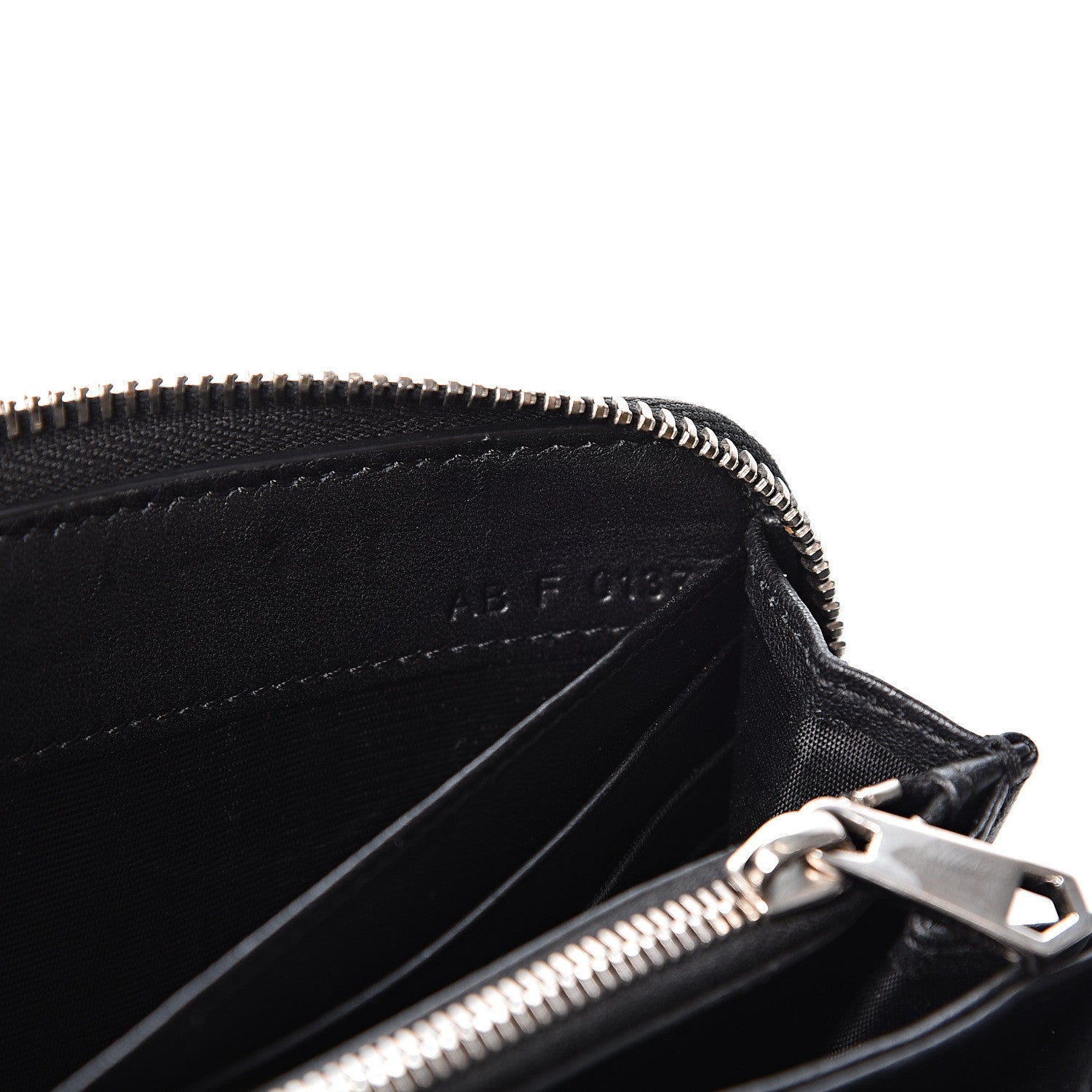 Givenchy Sugar Goatskin Pandora Zip Around Wallet Black 7 of 9