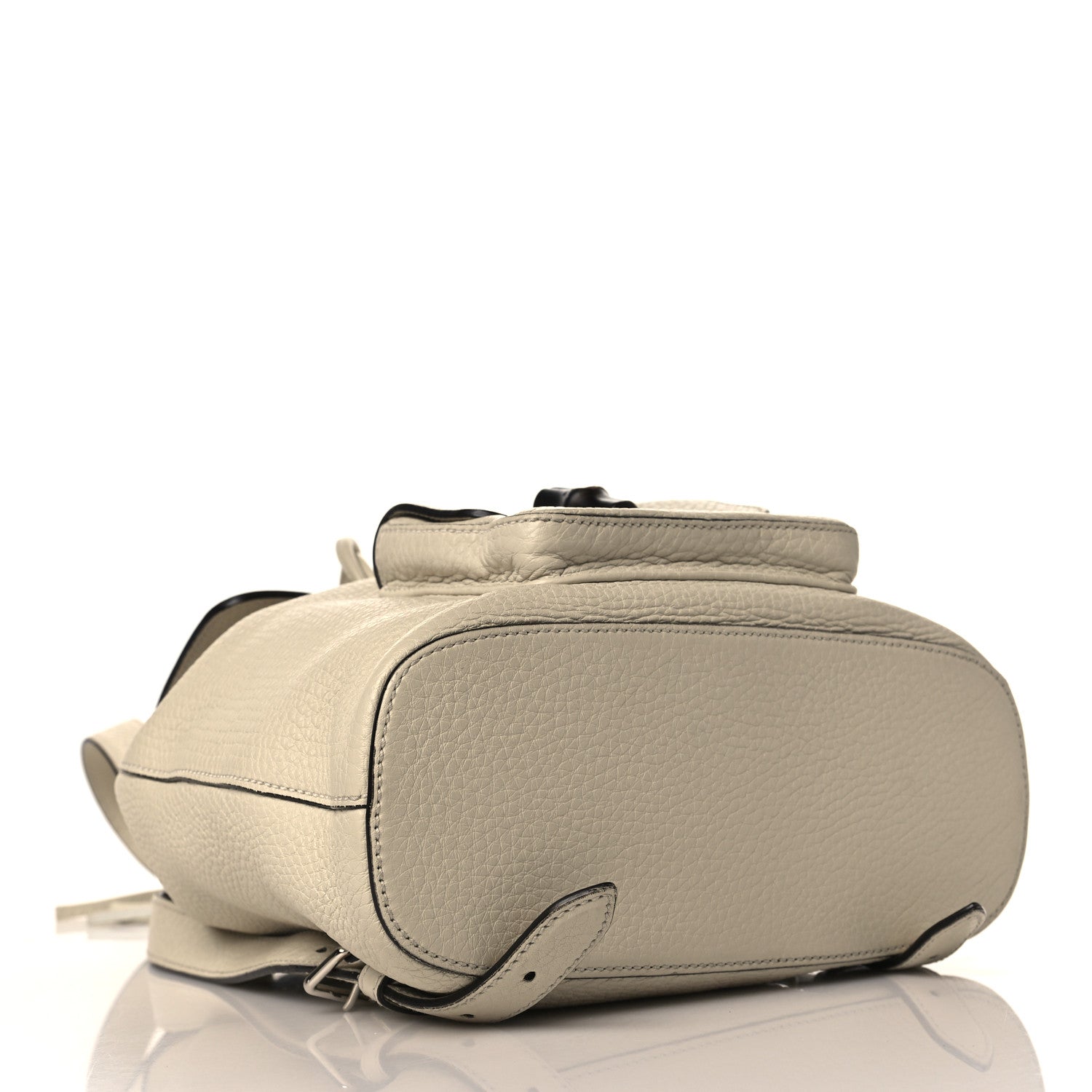 Gucci Cellarius Calfskin Small Bamboo Backpack Mystic White 4 of 10