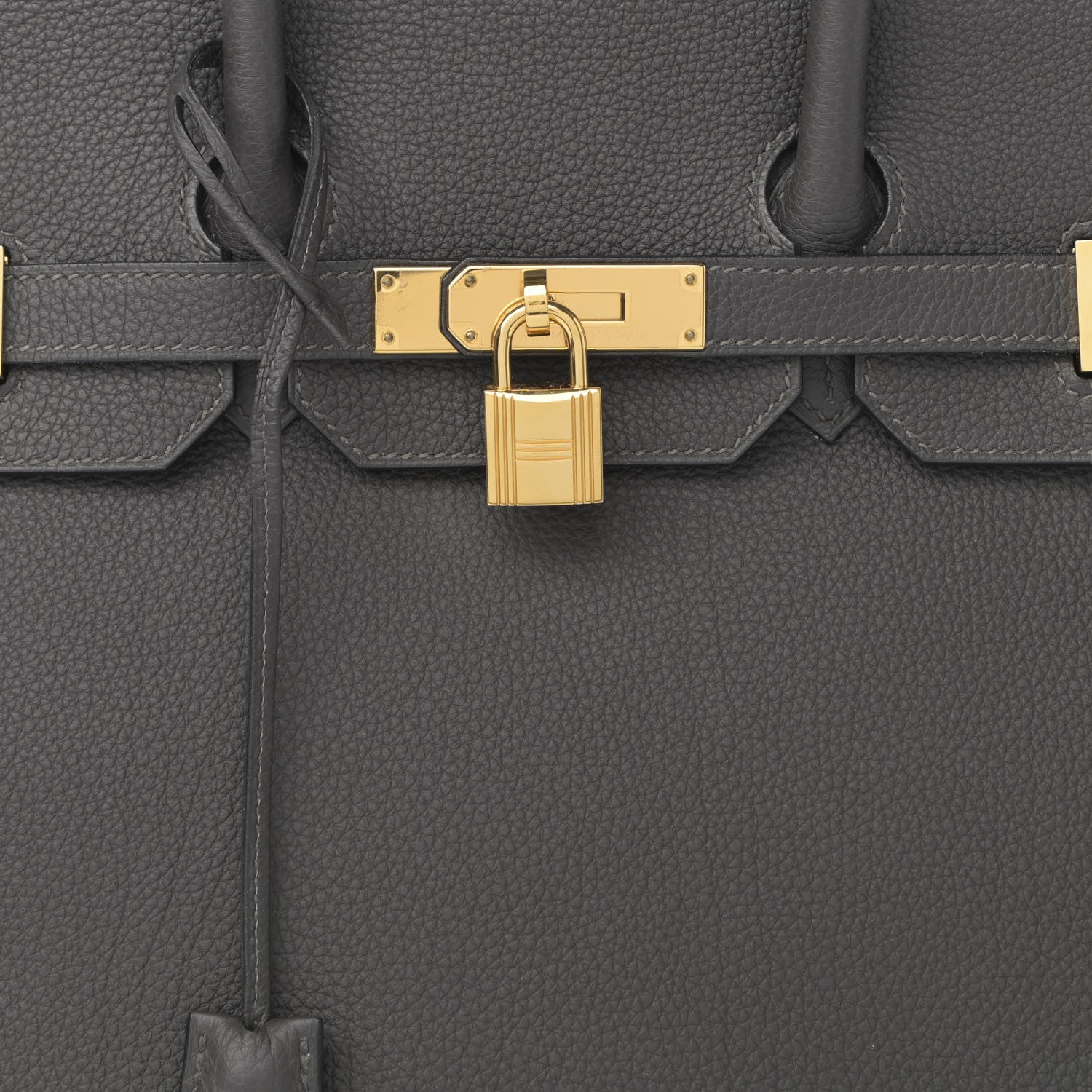 Hermes Togo Birkin 35 Etain 8 of 17